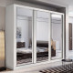Florida Black 250cm Sliding Wardrobe Florida Black 250cm Sliding Wardrobe
