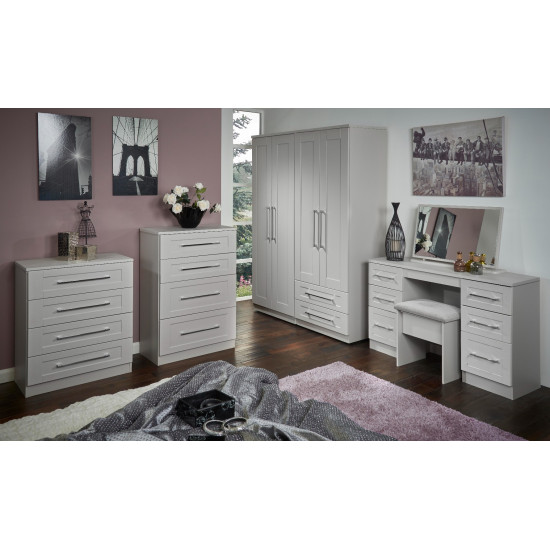 York 3 Drawer Bedside York 3 Drawer Bedside