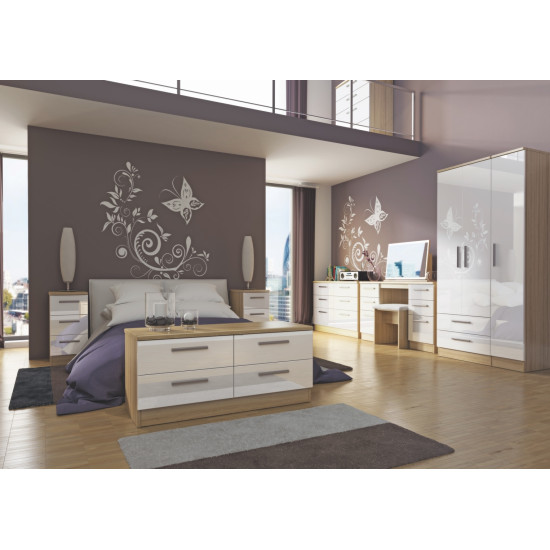 Knightsbridge 4 Door 2 Drawer Wardrobe Knightsbridge 4 Door 2 Drawer Wardrobe