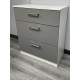 Destiny 3 Piece Bedroom Set Grey & White Destiny 3 Piece Bedroom Set Grey & White