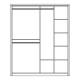 Carolina Shetland Oak 180cm Sliding Wardrobe Carolina Shetland Oak 180cm Sliding Wardrobe