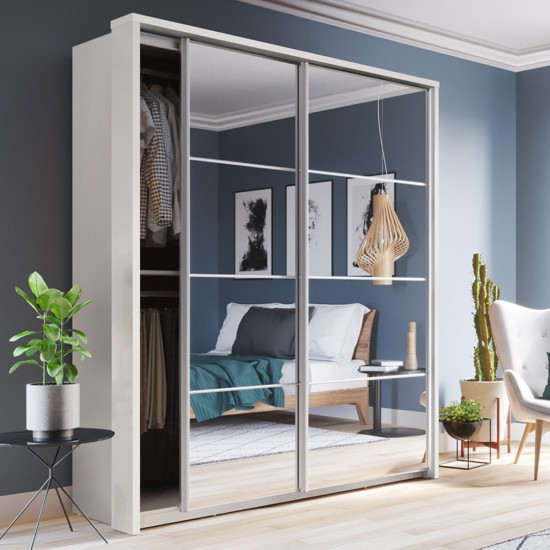 Carolina Shetland Oak 180cm Sliding Wardrobe Carolina Shetland Oak 180cm Sliding Wardrobe