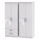 Knightsbridge 4 Door 2 Drawer Wardrobe Knightsbridge 4 Door 2 Drawer Wardrobe