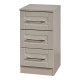 York 3 Drawer Bedside York 3 Drawer Bedside